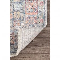 NuLOOM New Arrivals Vintage Sharron Medallion Fringe Area Rug