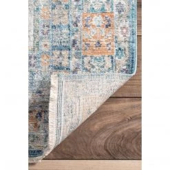 NuLOOM New Arrivals Vintage Sharron Medallion Fringe Area Rug