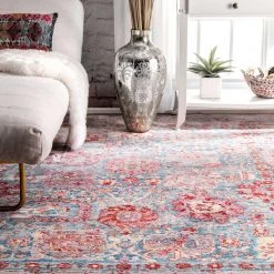 NuLOOM Medium Persian Vintage Floral Sharon Area Rug