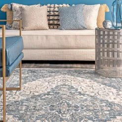 NuLOOM Giovanna Plated Medallion Area Rug