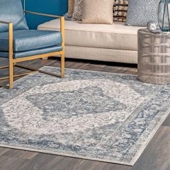 NuLOOM Giovanna Plated Medallion Area Rug