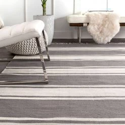 NuLOOM New Arrivals Allie Striped Flatweave