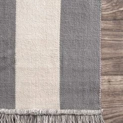 NuLOOM New Arrivals Erika Striped Flatweave