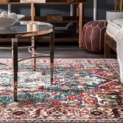 NuLOOM Vintage Medallion Evalyn Rug New Arrivals