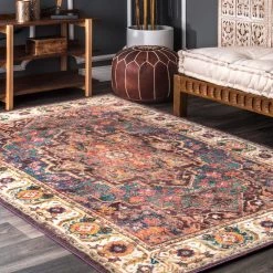 NuLOOM Vintage Medallion Evalyn Rug New Arrivals