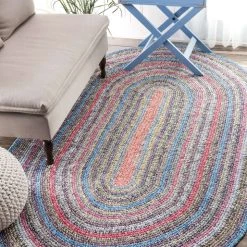 NuLOOM Hand Braided Maynard Round & Square