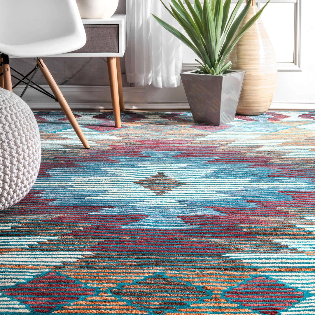 NuLOOM Medium Jerrod Ikat Rug 5 NuLOOM Medium Jerrod Ikat Rug