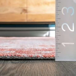 NuLOOM Margaret Printed Regal Medallion Flatweave Medium