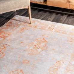 NuLOOM Medium Hayden Printed Herati Flatweave