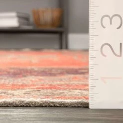 NuLOOM Emerson Printed Cartouche Medallion Flatweave New Arrivals