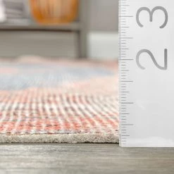 NuLOOM Tatiana Printed Snowflake Token Flatweave New Arrivals