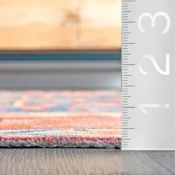 NuLOOM Juliana Printed Timeworn Heraldry Flatweave New Arrivals