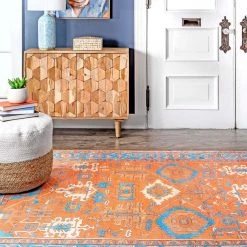 NuLOOM Tracey Printed Tribal Legacy Flatweave