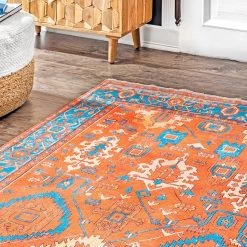 NuLOOM Tracey Printed Tribal Legacy Flatweave