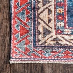 NuLOOM Serra Printed Cartouche Totem Flatweave