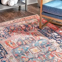 NuLOOM Gertrude Printed Tribal Atrium Flatweave Medium