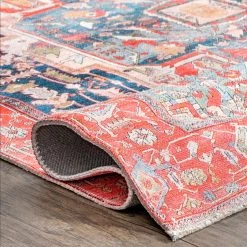 NuLOOM Gertrude Printed Tribal Atrium Flatweave Medium