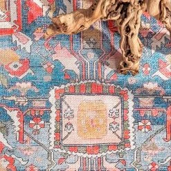 NuLOOM Gertrude Printed Tribal Atrium Flatweave Medium