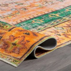 NuLOOM Willa Printed Tribal Garden Flatweave Medium