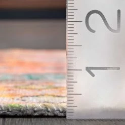 NuLOOM Willa Printed Tribal Garden Flatweave Medium