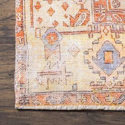 NuLOOM Jessamin Printed Winged Heraldry Flatweave Medium