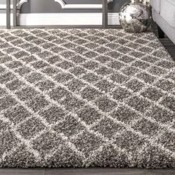 NuLOOM Lenita Trellis Shaggy Area Rug New Arrivals