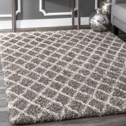 NuLOOM Lenita Trellis Shaggy Area Rug New Arrivals