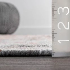 NuLOOM Luella Hand Knotted Worn Wreath Area Rug New Arrivals 6 NuLOOM Luella Hand Knotted Worn Wreath Area Rug New Arrivals