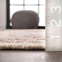 NuLOOM Maren Hand Knotted Castle Medallion Area Rug 6 NuLOOM Maren Hand Knotted Castle Medallion Area Rug