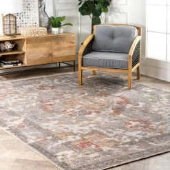 NuLOOM Simone Hand Knotted Crowned Medallion Area Rug