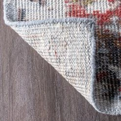 NuLOOM New Arrivals Annabel Hand Knotted Rustic Rosette Area Rug