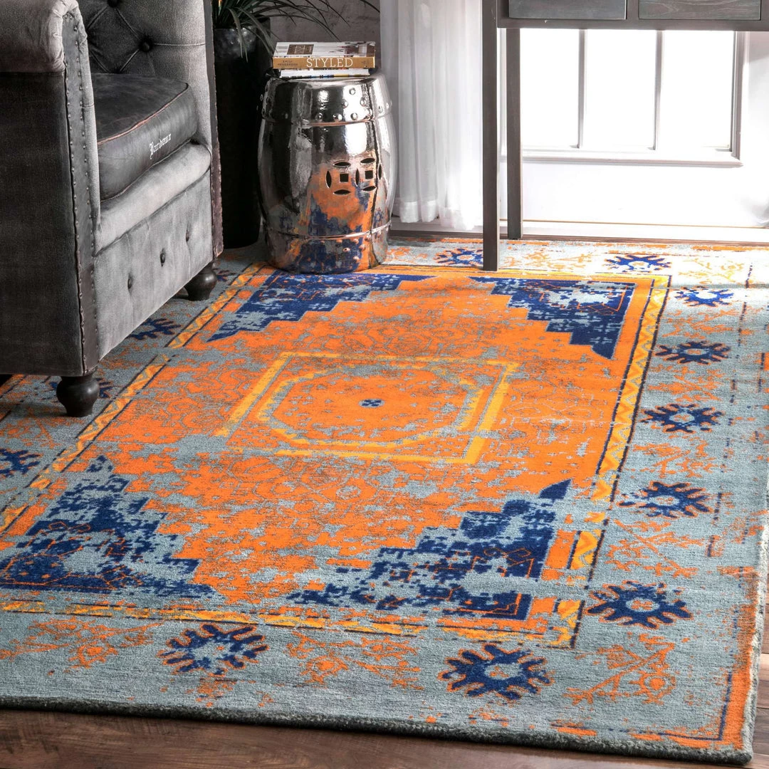 NuLOOM Lucina Vintage Medallion Area Rug New Arrivals 2 NuLOOM Lucina Vintage Medallion Area Rug New Arrivals