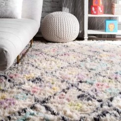 NuLOOM Handmade Moroccan Diamonds Annice Rug