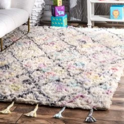NuLOOM Handmade Moroccan Diamonds Annice Rug