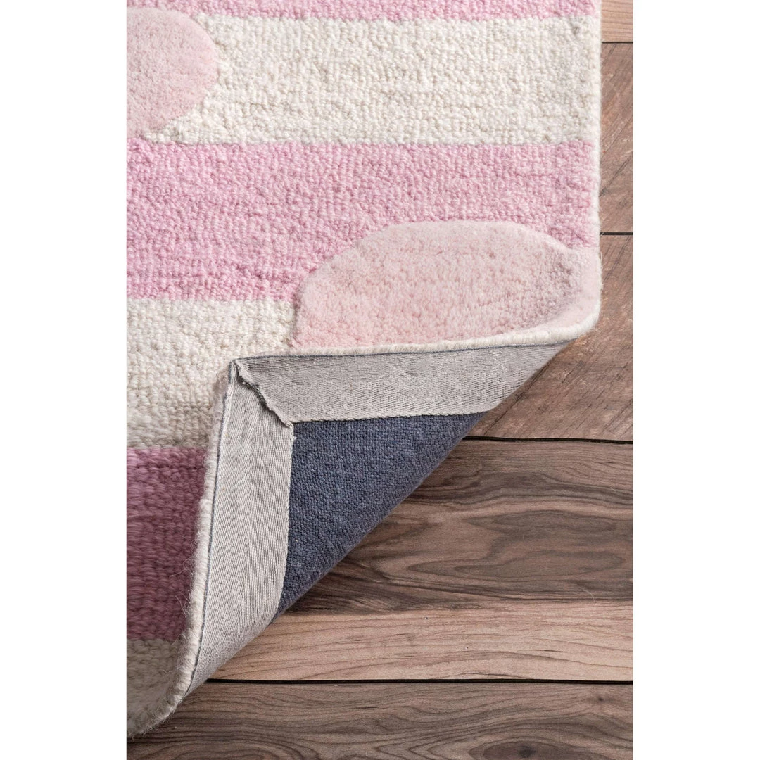 NuLOOM Small Handmade Hearts Striped Cochran Rug 6 NuLOOM Small Handmade Hearts Striped Cochran Rug