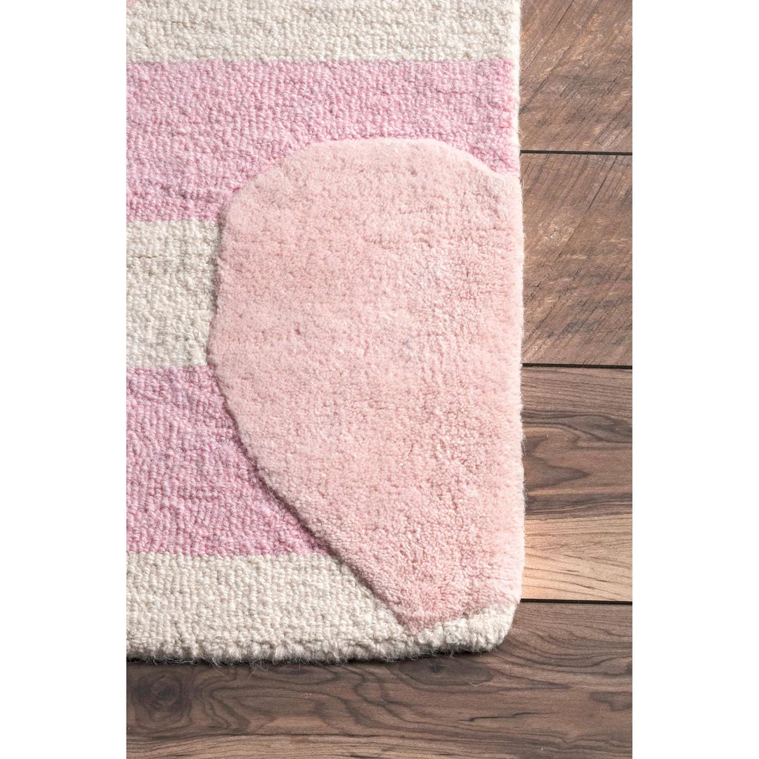 NuLOOM Small Handmade Hearts Striped Cochran Rug 5 NuLOOM Small Handmade Hearts Striped Cochran Rug