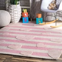 NuLOOM Small Handmade Hearts Striped Cochran Rug