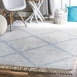 NuLOOM New Arrivals Concetta Trellis Fringe Rug