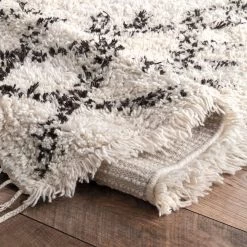 NuLOOM Handmade Aria Tribal Tassel Shag New Arrivals