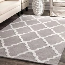 NuLOOM Hand Hooked Marrakech Trellis Contemporary