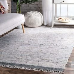 NuLOOM Contemporary Flatweave Liani Cotton Rug Area Rug