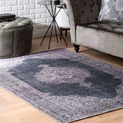NuLOOM New Arrivals Flatweave Medallion Lynne Area Rug