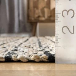 NuLOOM Monroe Cotton And Jute Flatweave