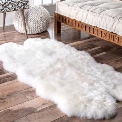 NuLOOM Hand Made Quarto Luxe Sheepskin