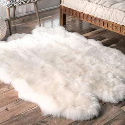 NuLOOM Hand Made Sexto Luxe Sheepskin Small