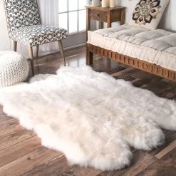 NuLOOM Hand Made Sexto Luxe Sheepskin Small
