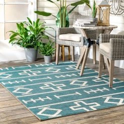 NuLOOM New Arrivals Holland Ethnic Symbols Indoor/Outdoor Area Rug