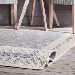 NuLOOM Antonella Bordered Solid Indoor/Outdoor Area Rug