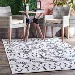 NuLOOM New Arrivals Gabby Droplet Striped Indoor/Outdoor Area Rug