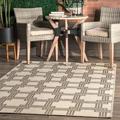 NuLOOM New Arrivals Malaya Greek Trellis Indoor/Outdoor Area Rug